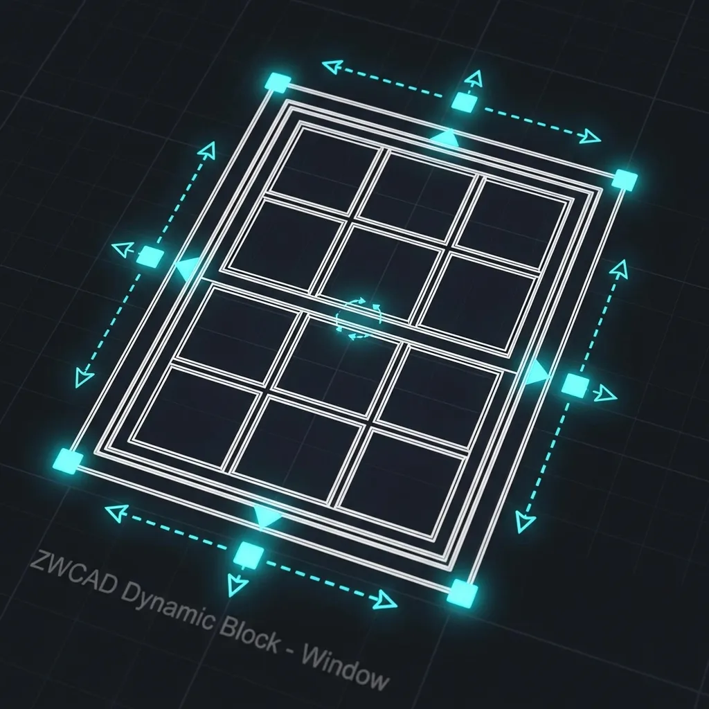 5 Trucos Imprescindibles para Dominar los Bloques Dinámicos en ZWCAD