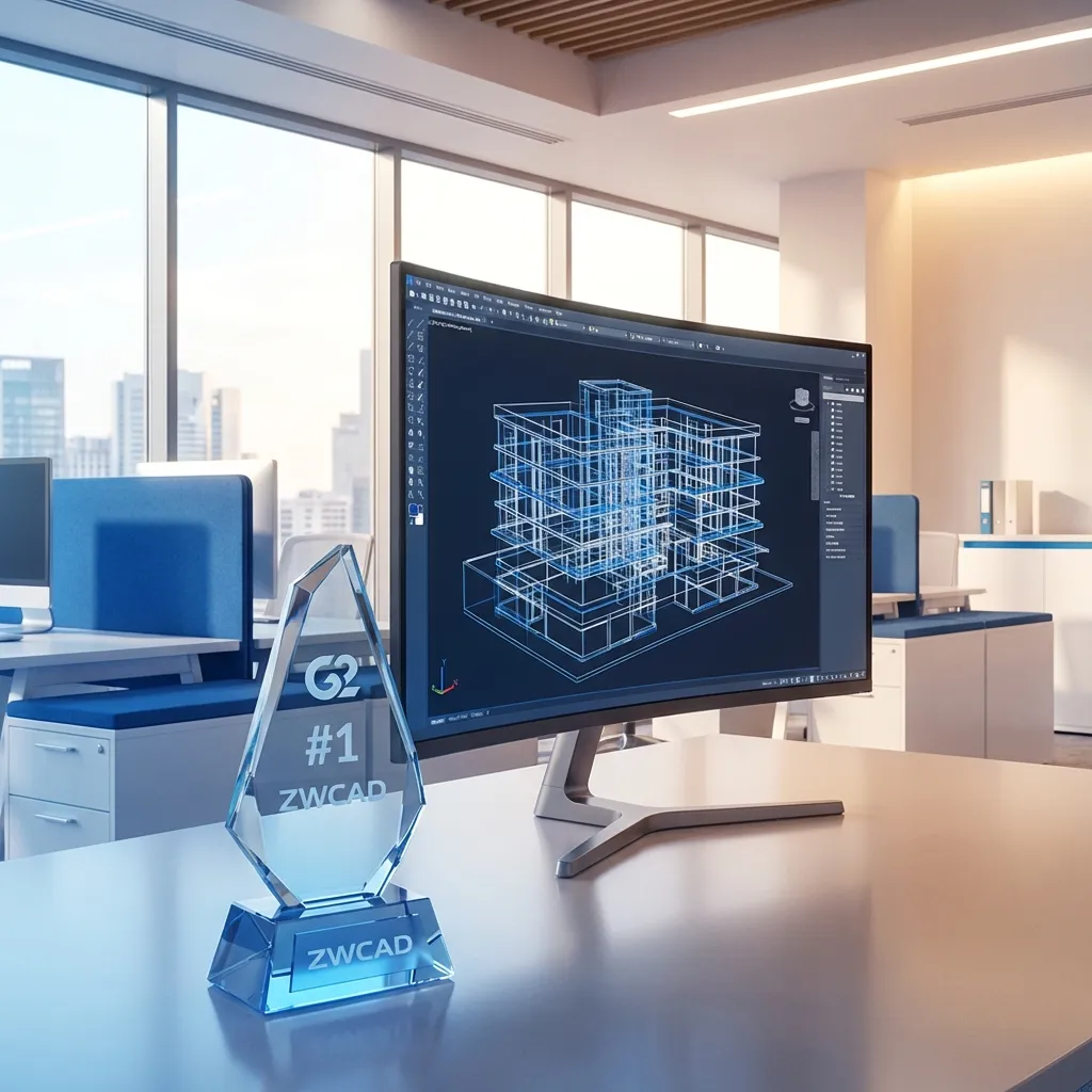 ZWCAD nombrado el software CAD n.º 1 del mundo en G2
